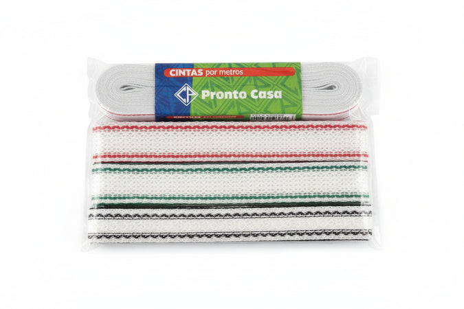 Cintino Nylon Rigato Rosso E Verde Per Avvolgibili In Matassine- - Mt.5X Mm.22H. In Matassina - 12 Matassa