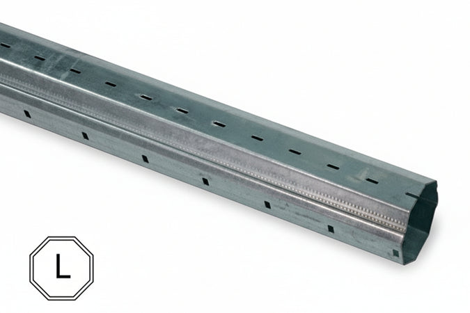 Rullo Ottagonale Liscio Ø Mm.60 Per Avvolgibili Mt.2,2