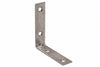 Lastrina Ad Angolo 4 Fori Acciaio Zincato- - Mm.30X30X15 - 100 Pezzi