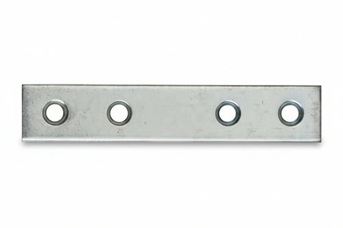 Lastrina Dritta 4 Fori Acciaio Zincato- - Mm.40X15 - 100 Pezzi