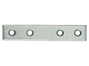 Lastrina Dritta 4 Fori Acciaio Zincato- - Mm.60X15 - 100 Pezzi