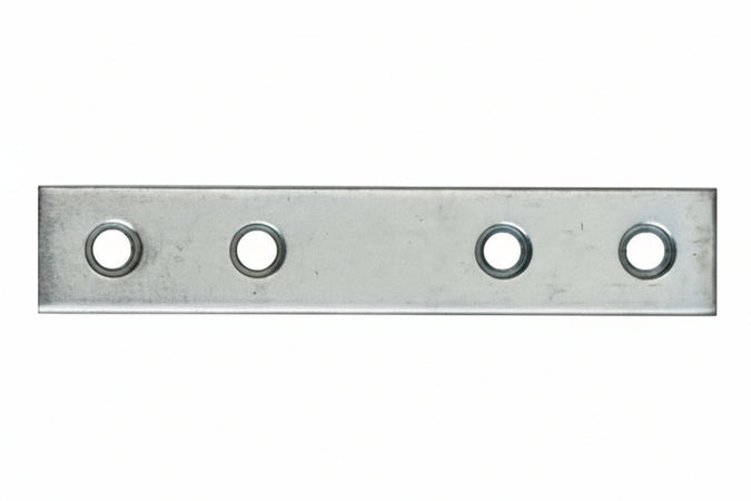 Lastrina Dritta 4 Fori Acciaio Zincato- - Mm.60X15 - 100 Pezzi