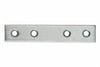 Lastrina Dritta 4 Fori Acciaio Zincato- - Mm.180X15 - 100 Pezzi