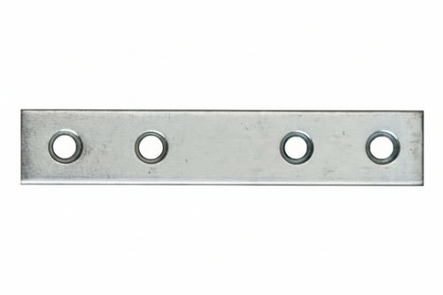 Lastrina Dritta 4 Fori Acciaio Zincato- - Mm.180X15 - 100 Pezzi