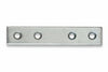 Lastrina Dritta 4 Fori Acciaio Zincato- - Mm.200X15 - 100 Pezzi