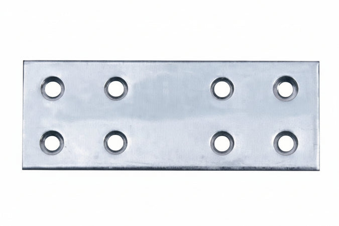 Piastra Di Giunzione Dritta- - Mm.80X30 - 50 Pezzi