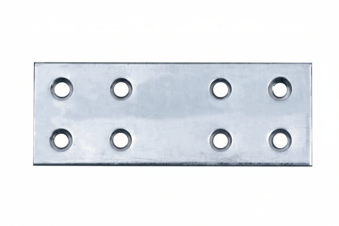 Piastra Di Giunzione Dritta- - Mm.100X30 - 50 Pezzi