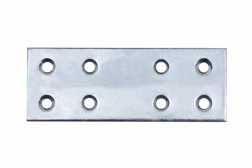 Piastra Di Giunzione Dritta- - Mm.120X30 - 50 Pezzi