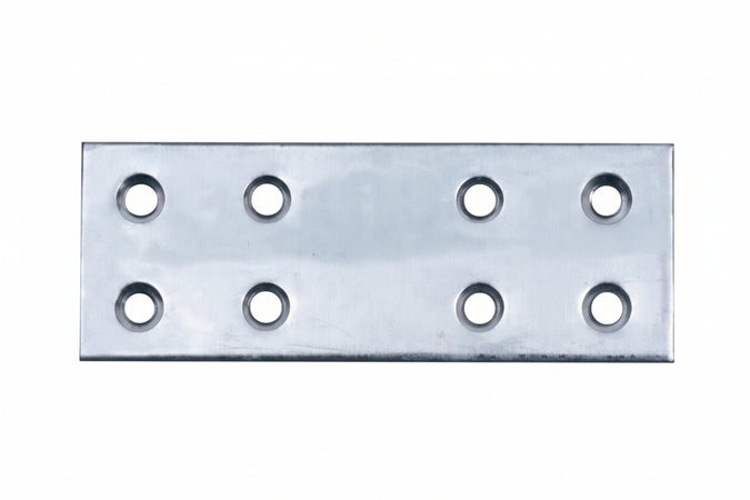 Piastra Di Giunzione Dritta- - Mm.120X30 - 50 Pezzi
