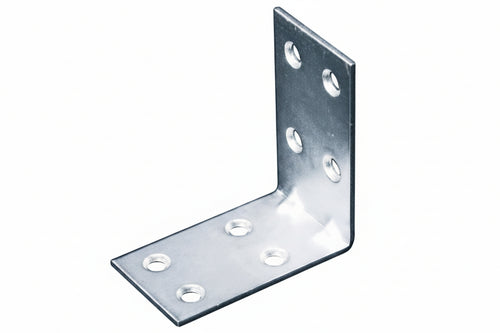 Piastra Di Giunzione Ad Angolo Larghezza Mm.30- - Mm.80X80X30 - 50 Pezzi