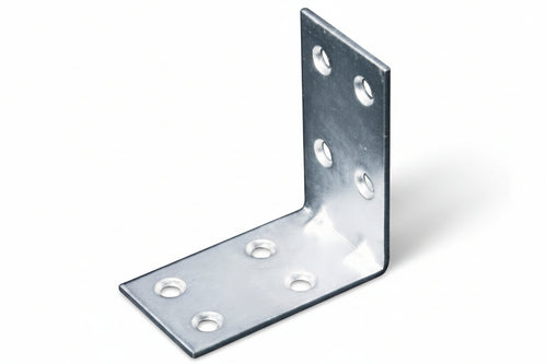 Piastra Di Giunzione Ad Angolo Larghezza Mm.30- - Mm.100X100X30 - 50 Pezzi