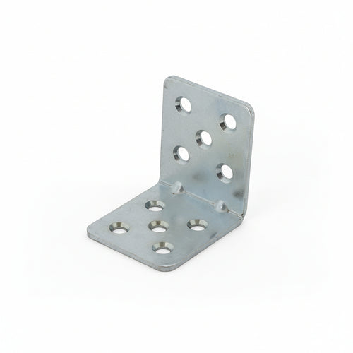 Piastra Di Giunzione Ad Angolo Pesante Larghezza Mm.40- - Mm.45X45X40 - 50 Pezzi