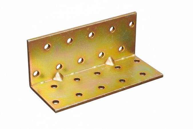 Piastra Di Giunzione Ad Angolo Pesante Larghezza Mm.100- - Mm.60X60X100 - 25 Pezzi