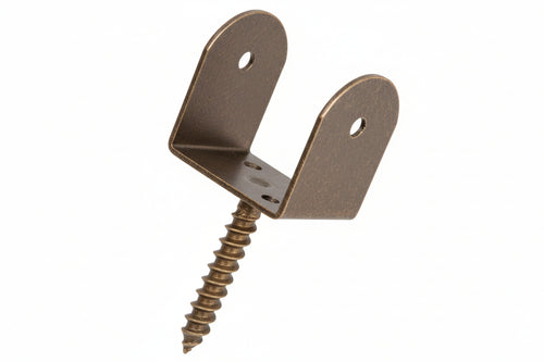 Staffa A Pavimento Con Perno Per Trave- - Mm.90X90X90H. - Perno Ø Mm.14X140H. - 2 Pezzi Quality