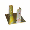 Supporto A Pavimento Con Piastra Per Trave- - Base Mm.220X220 P/Trave Da Mm.140X140X180H. - 2 Pezzi