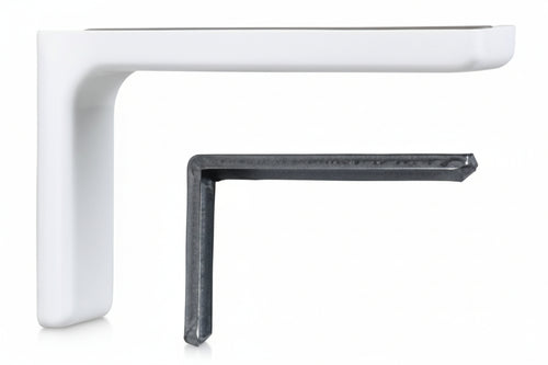 Reggimensole Per Arredamento Bianche- - Mm.180, Spessore Mm.14 - 2 Pezzi