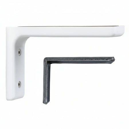 Reggimensole Per Arredamento Bianche- - Mm.240., Spessore Mm.14 - 2 Pezzi