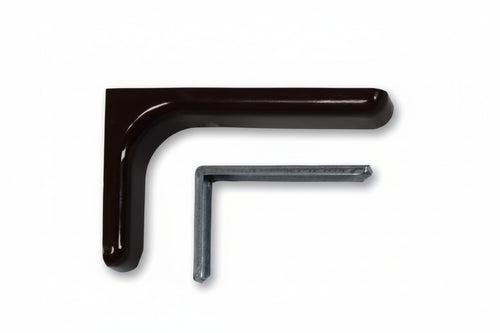 Reggimensole Per Arredamento Nere- - Mm.120, Spessore Mm.10 - 2 Pezzi