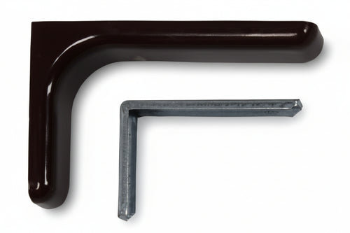 Reggimensole Per Arredamento Nere- - Mm.180, Spessore Mm.14 - 2 Pezzi