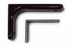 Reggimensole Per Arredamento Nere- - Mm.240, Spessore Mm.14 - 2 Pezzi