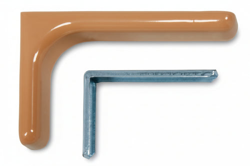 Reggimensole Per Arredamento Nocciola- - Mm.240, Spessore Mm.14 - 2 Pezzi