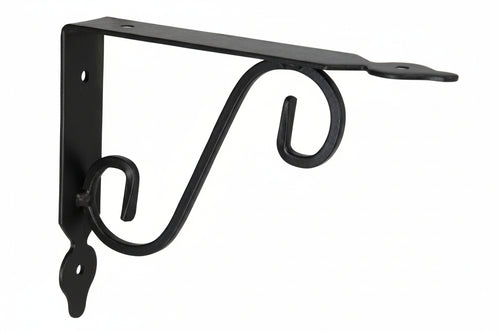 Mensole Ornamentali Brackets Extra Strong Nere- - Mm.140X35X110H. (5X4) - 10 Pezzi