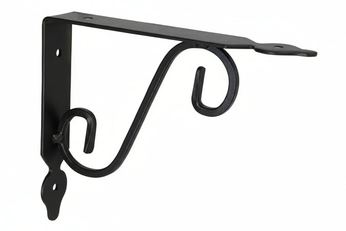Mensole Ornamentali Brackets Extra Strong Nere- - Mm.140X35X110H. (5X4) - 10 Pezzi