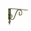 Mensole Ornamentali Brackets Extra Strong Nero/Oro- - Mm.230X25X175H. (9X7) - 10 Pezzi