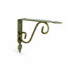 Mensole Ornamentali Brackets Extra Strong Nero/Oro- - Mm.325X30X265H. (13X11) - 2 Pezzi