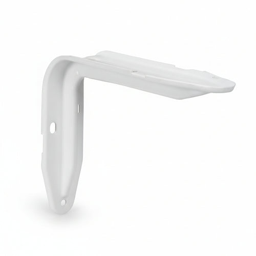 Mensola Europa Bianca- - Mm.200X38X140H. Colore Bianco - 10 Pezzi
