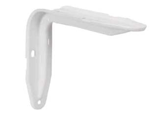 Mensola Europa Bianca- - Mm.265X38X167H. Colore Bianco - 10 Pezzi