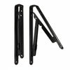 Mensole Pieghevoli Nere- - Mm.400X400 Colore Nero - 2 Pezzi