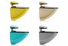 Mensola A Morsetto Sole- - Mm.76X53H. - Apertura Max Mm.30 Cromo Lucido - 2 Pezzi