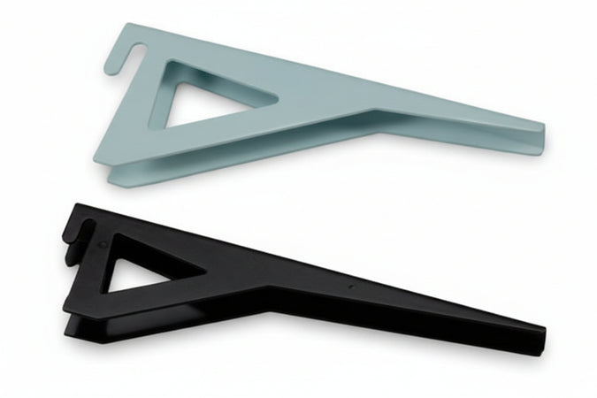 Mensole Reggipiano Per Cremagliera- - Mm.220 Bianco Portata Kg.40 - 2 Pezzi Frasan