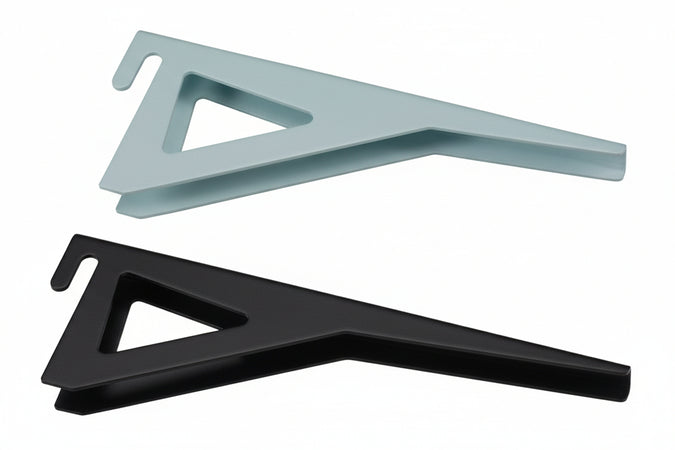 Mensole Reggipiano Per Cremagliera- - Mm.400 Bianco Portata Kg.50 - 2 Pezzi Frasan