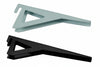 Mensole Reggipiano Per Cremagliera- - Mm.300 Nero Portata Kg.40 - 2 Pezzi Frasan