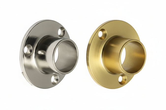 Reggitubo A Ghiera Fisso Ø Mm.30, Cromato