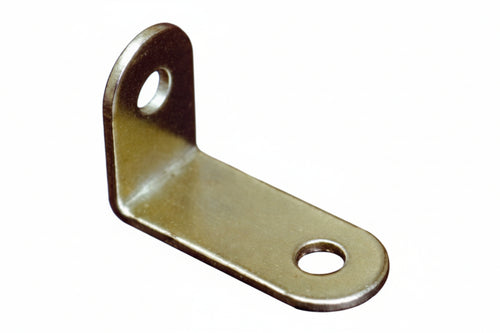 Mensolina Reggipiano Ad Angolo- - Mm.23,5X34 In Acciaio Ottonato - 100 Pezzi