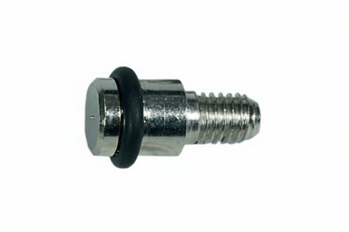 Mensolina Reggipiano Tonda Filettata Con Gommino- - Ø Mm.8 Con Filetto Ø Mm.5 Ma In Ottone Nichelato - 100 Pezzi