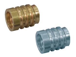 Bussolette Filettate- - Ø Mm.15X18 Con Filetto Ø 10 Ma Ottone Lucido - 50 Pezzi