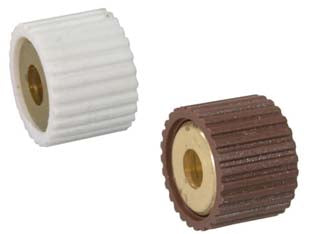 Mensole Cilindriche Forate In Ottone- - Bianca - 500 Pezzi