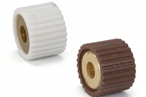 Mensole Cilindriche Forate In Ottone- - Bianca - 500 Pezzi