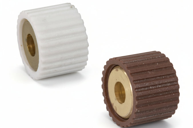 Mensole Cilindriche Forate In Ottone- - Bianca - 500 Pezzi