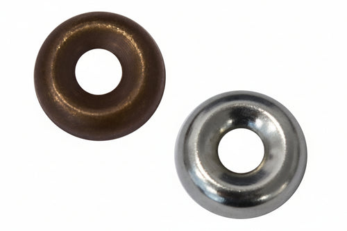 Orli Sottovite- - Ø Est.Mm.14 - Foro Ø Int.Mm.5 Ferro Nichelato - 1000 Pezzi