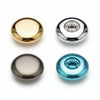 Borchie Copriviti Bombate- - Ø Mm.12 Ottone Nichelato - 200 Pezzi