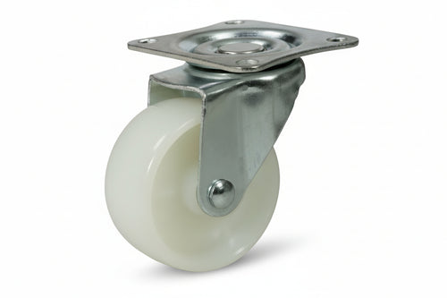 Ruote Con Piastra Forcella- - Ø Mm.65 (Piastra Mm.65X54) - 4 Pezzi Quality