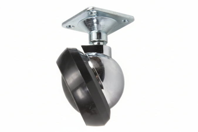 Ruote Mezza Sfera Con Piastra- - Ø Mm.42 Piastra Mm.28X28 - 4 Pezzi
