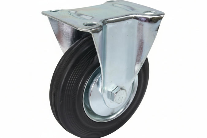 Ruote Industriali Fisse Con Piastra Ø Mm.125 Piastra Mm.115X85 Quality