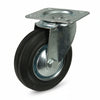 Ruote Industriali In Gomma Con Piastra Girevole Ø Mm.160 Piastra Mm.135X105 Quality