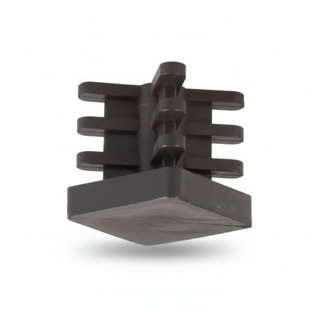 Puntali Alettati Interni Per Tubo Quadro- - Mm.30X30X26H. - 50 Pezzi